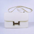 White Structured Top Handle Bag – Ivory Prestige Top Handle Bag