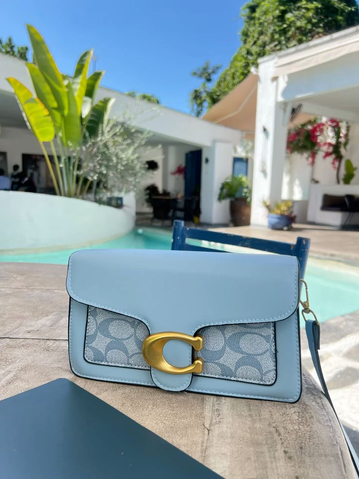 Blue – Sapphire Signature Shoulder Bag